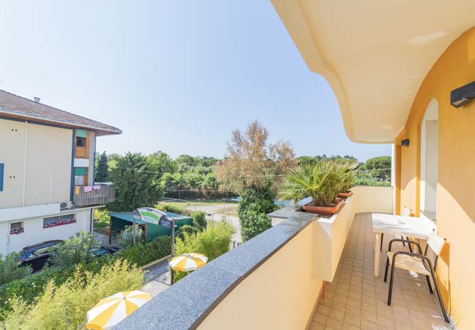 Terrace with garden view