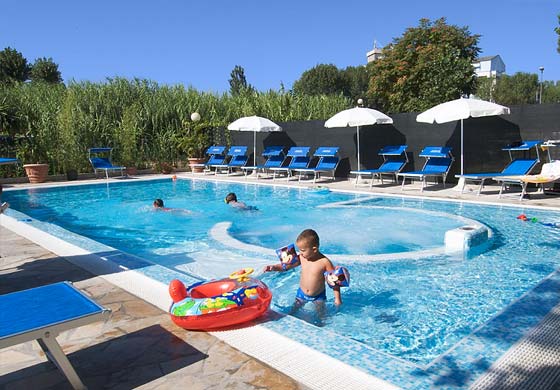 Children in the pool