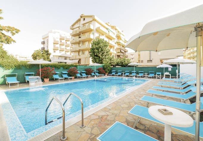 Swimming pool and relaxation area