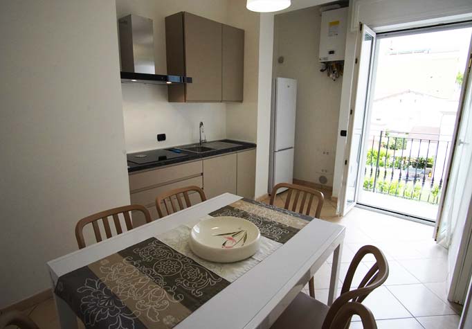 Kitchen and balcony